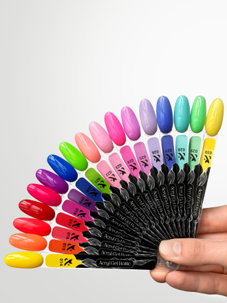 F.O.X Acryl gel Bottle колекция  17бр.