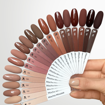 Колекция гел лакове Mocha Mousse -10бр.
