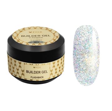 Гел за изграждане -F.O.X Builder gel Flashback 001, 15 ml
