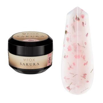  Изграждащ гел F.O.X Builder gel Sakura 004, 15 ml