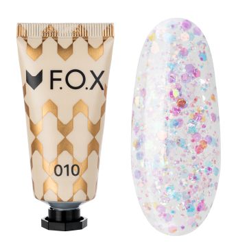 Поли гел F.O.X Nano Poly Gel 010 (туба), 15ml