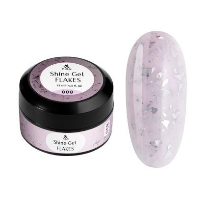 F.O.X Shine Gel Flakes 008, 15 ml