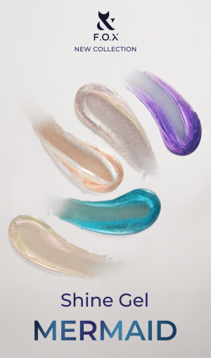 F.O.X Shine Gel Mermaid колекция 5бр.