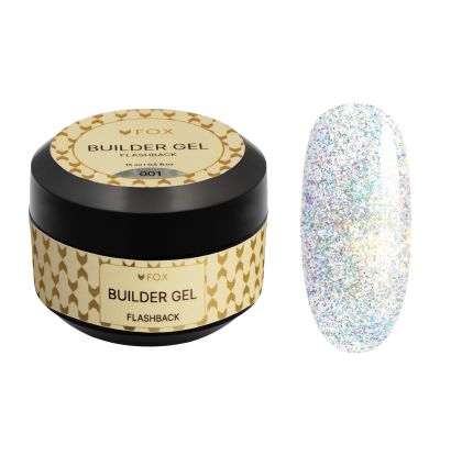 Гел за изграждане -F.O.X Builder gel Flashback 001, 15 ml