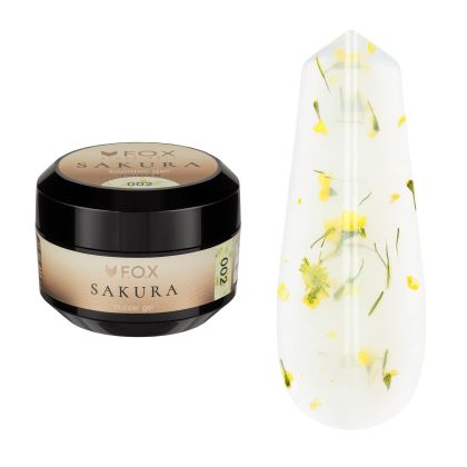 Изграждащ гел F.O.X Builder gel Sakura 002, 15 ml