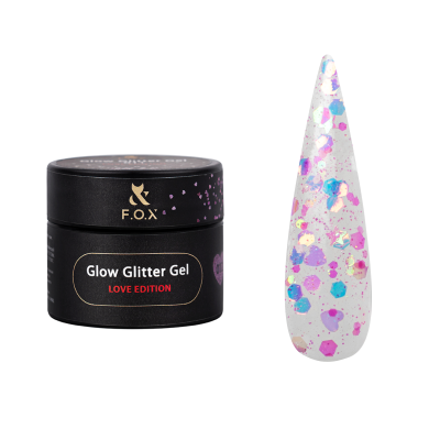 F.O.X Glow Glitter Gel Love Edition 012, 5 ml