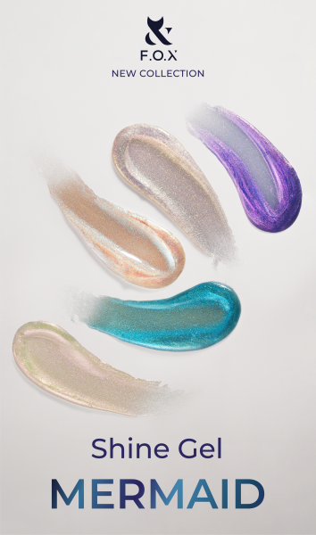 F.O.X Shine Gel Mermaid колекция 5бр.