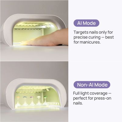 O Nail иновативна лампа с изкуствен интелект- бяла