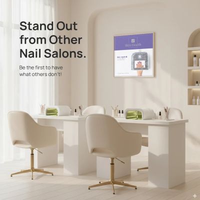 O Nail иновативна лампа с изкуствен интелект- бяла