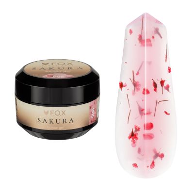 Изграждащ гел F.O.X Builder gel Sakura 005, 15 ml