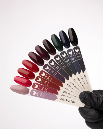 F.O.X Гел лак  Lipstick Collection 014, 9 ml
