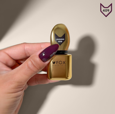 F.O.X Гел лак Lavander 409, 9 ml